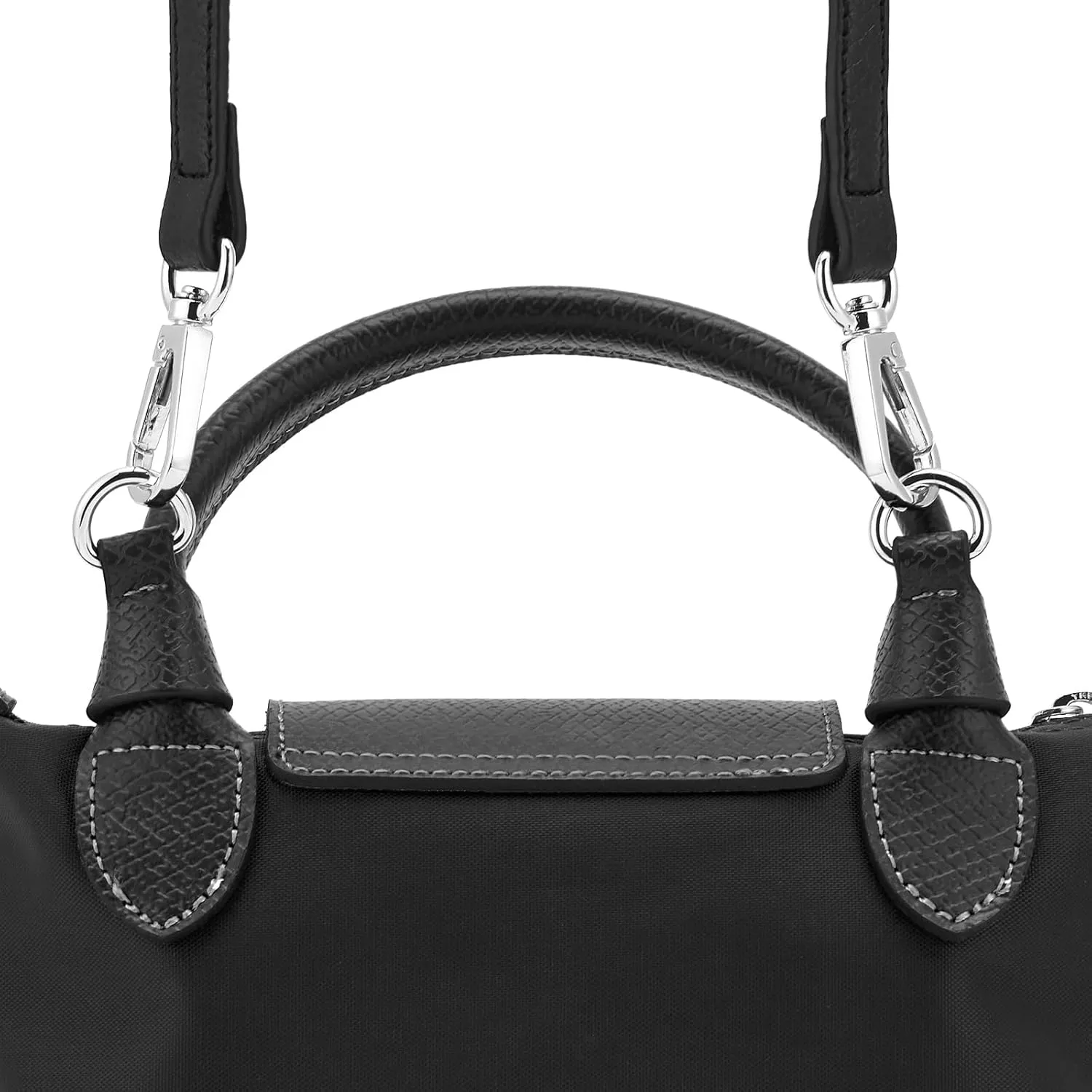Leather Purse Strap Suitable for Longchamp Handbag,Crossbody Adjustable Shoulder Strap Conversion Kit