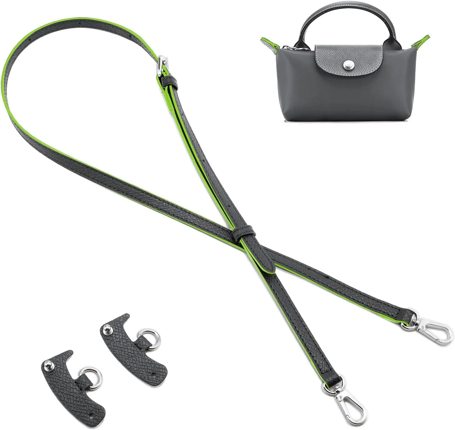 Leather Purse Strap Suitable for Longchamp Handbag,Crossbody Adjustable Shoulder Strap Conversion Kit