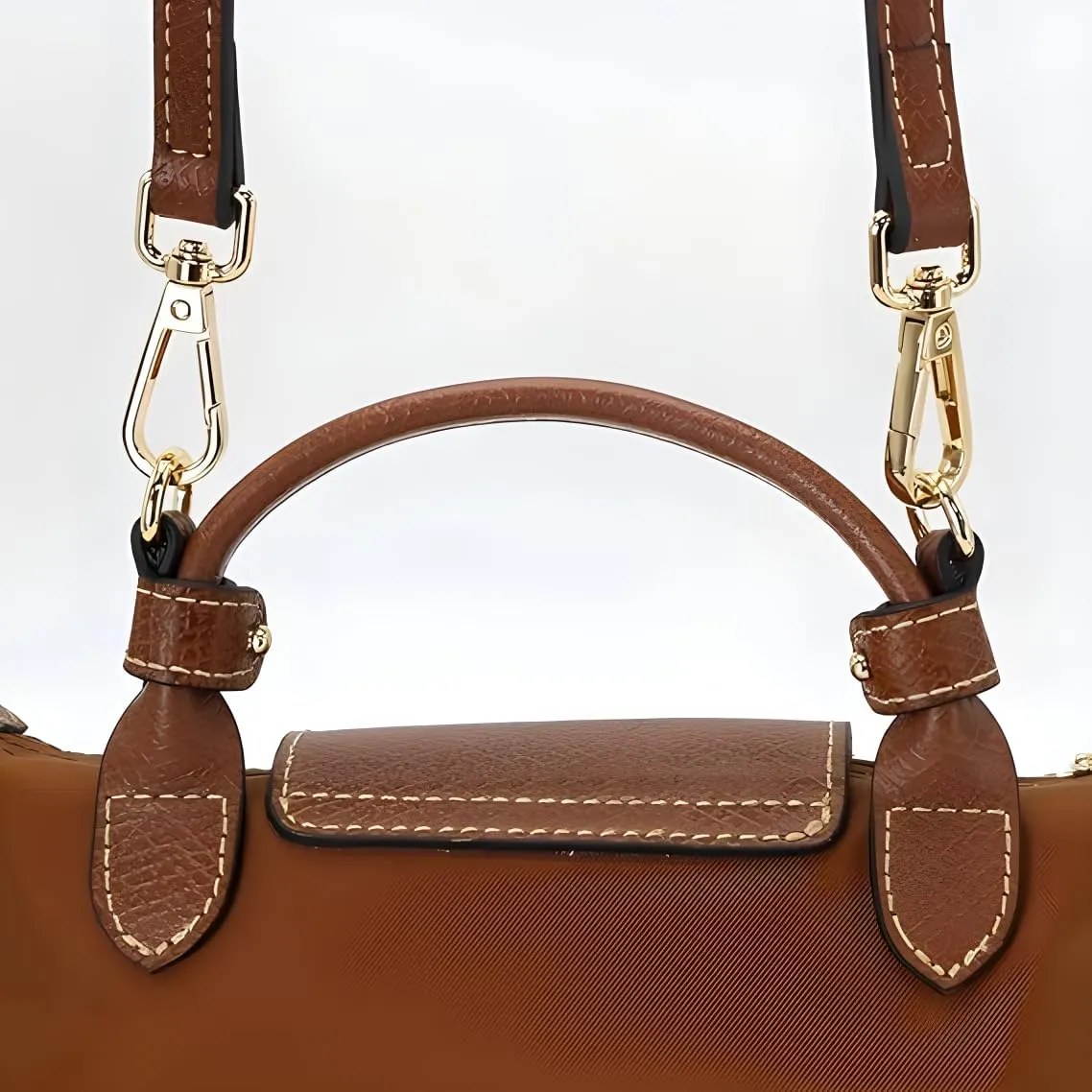 Leather Strap Suitable for Longchamp Handbag,Crossbody Adjustable Shoulder Strap Conversion Kit