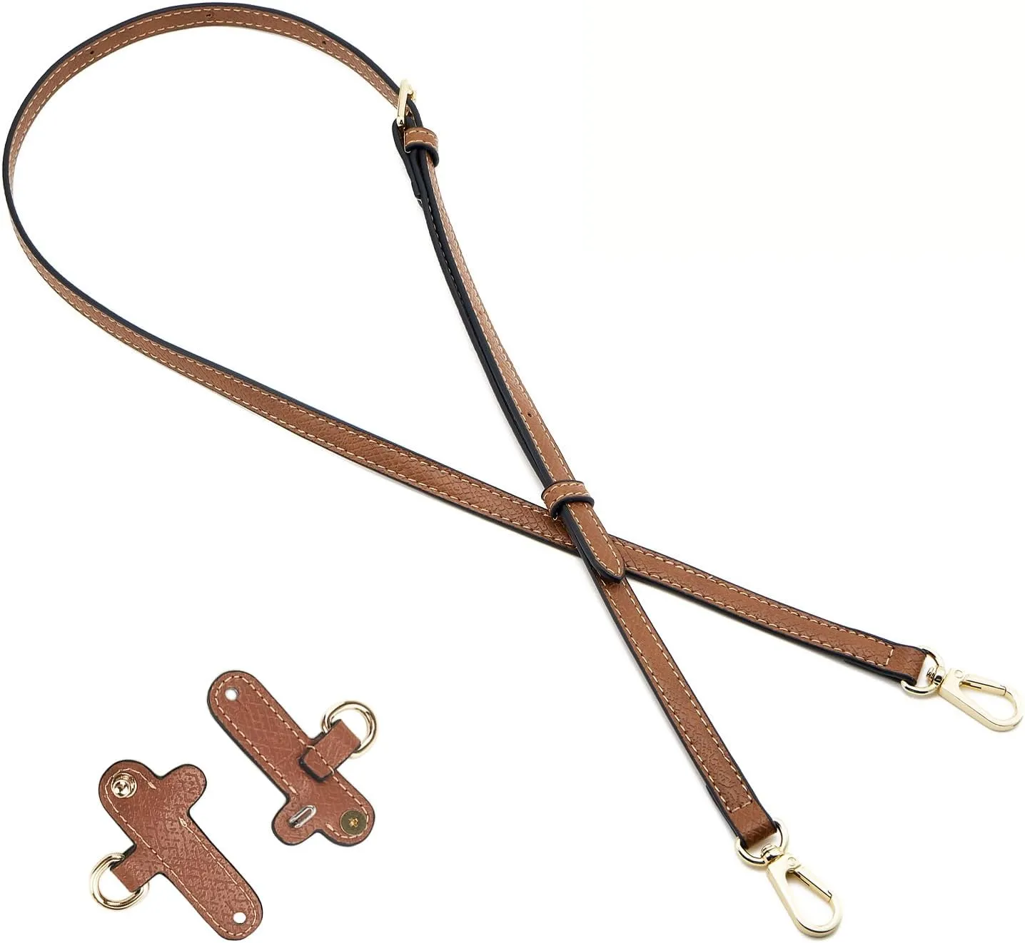 Leather Strap Suitable for Longchamp Handbag,Crossbody Adjustable Shoulder Strap Conversion Kit