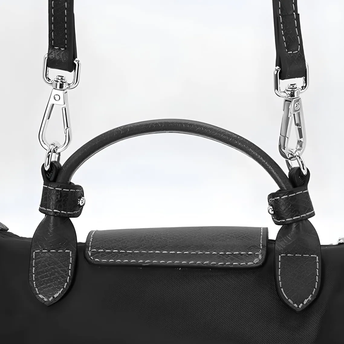 Leather Strap Suitable for Longchamp Handbag,Crossbody Adjustable Shoulder Strap Conversion Kit