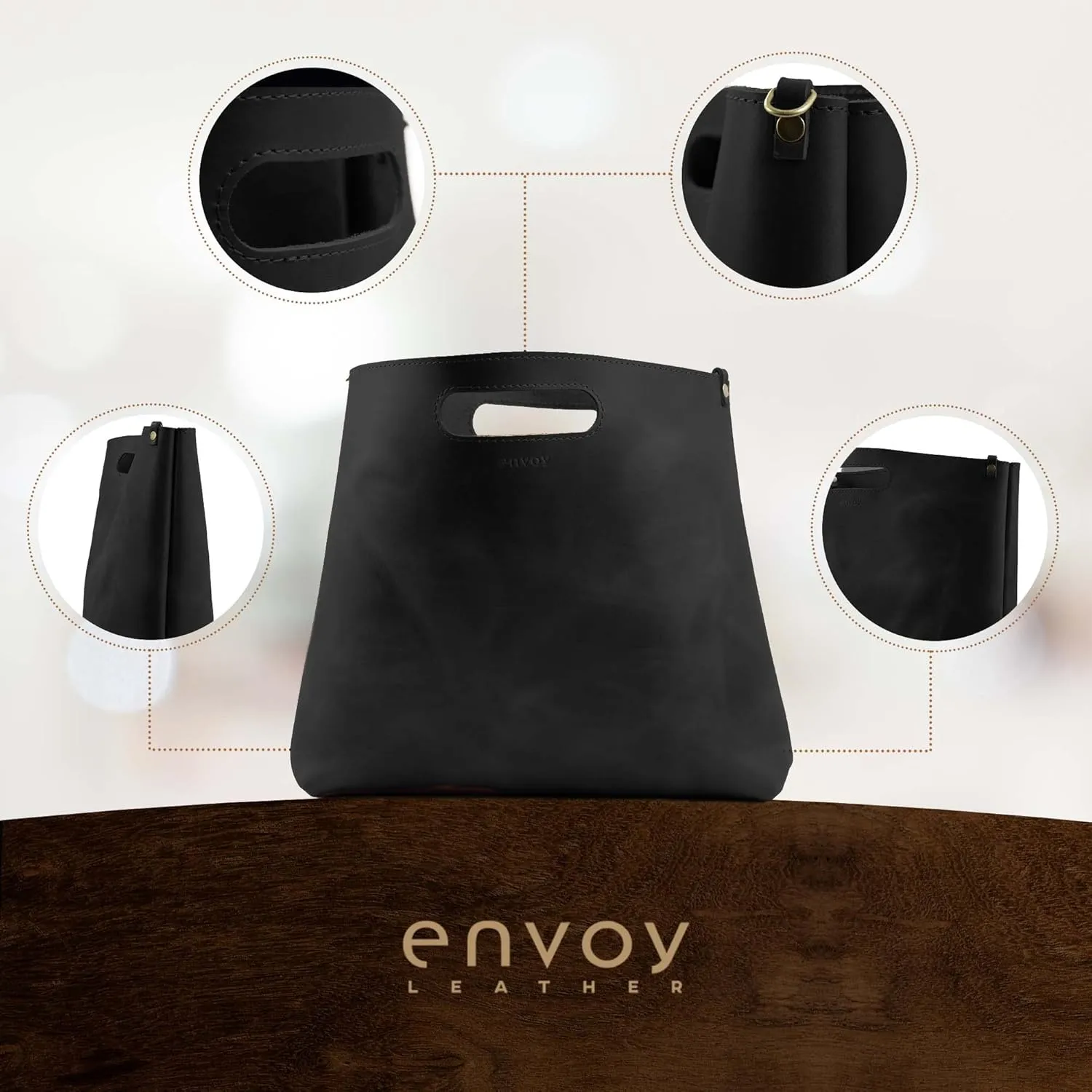 Leather Tote Handbag, Womens Leather Handbags, Leather Purses for Women | Made in USA