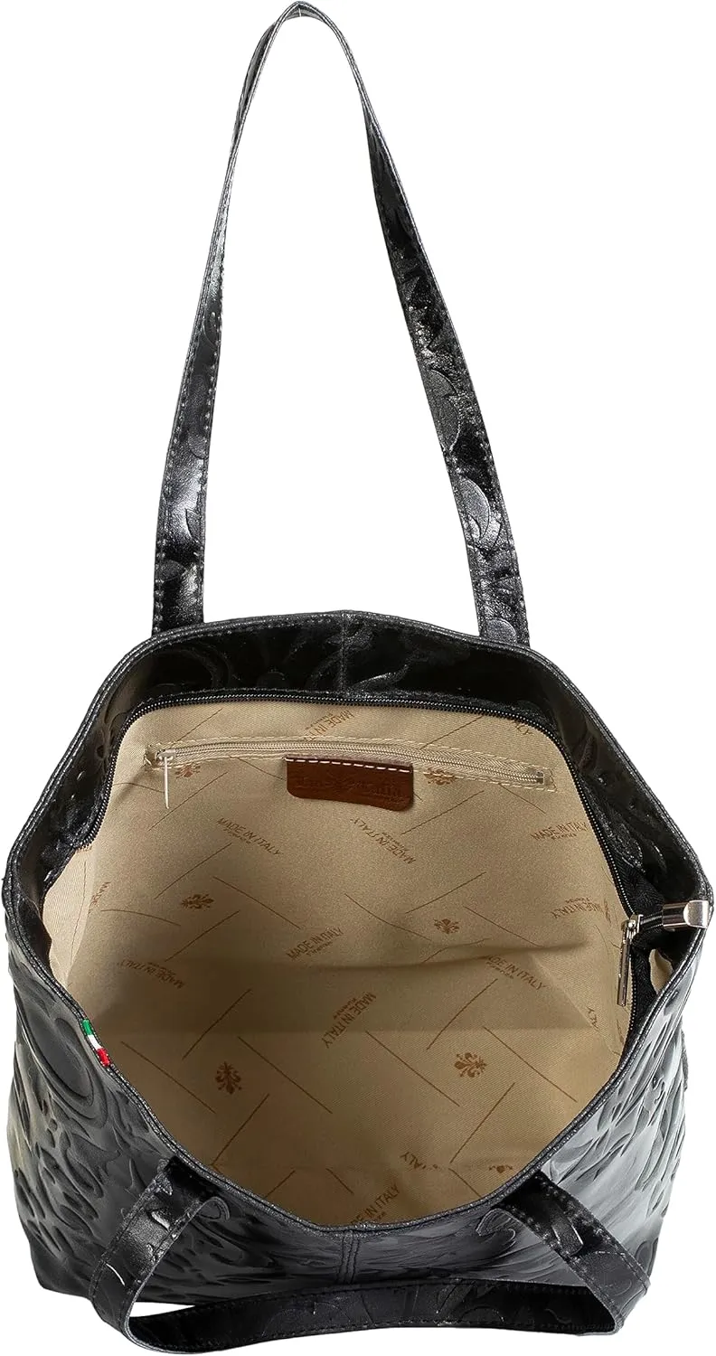 LiaTalia Womens Leather Handbags Tote Bag Top Handle Bag Hobo Designer Purses Shoulder Bag - TIA