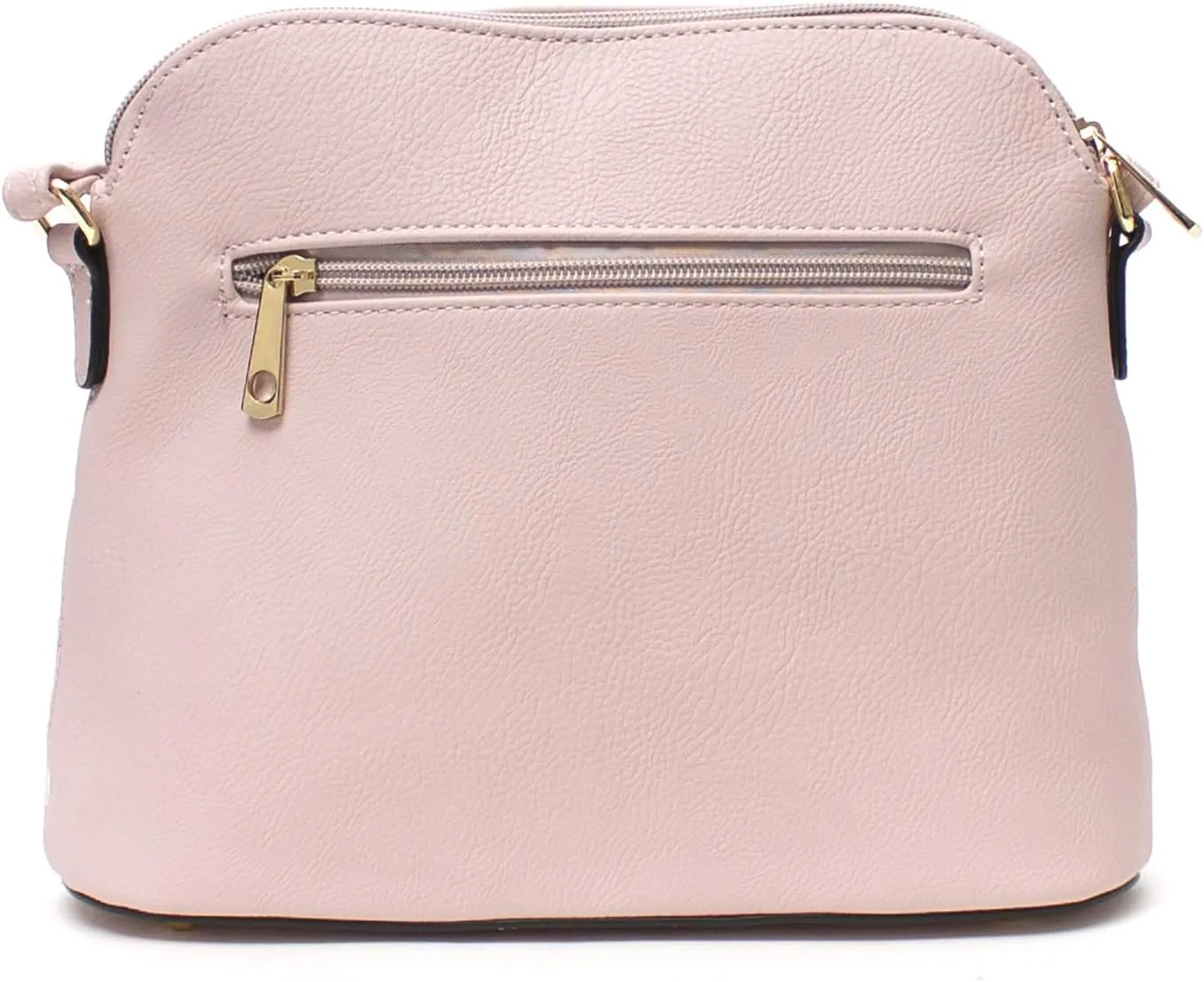 Lightweight Medium Dome Crossbody Bag with Tassel Zipper Pocket Adjustable Strap