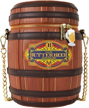 Loungefly Warner Bros Harry Potter Butterbeer Barrel Crossbody Bag