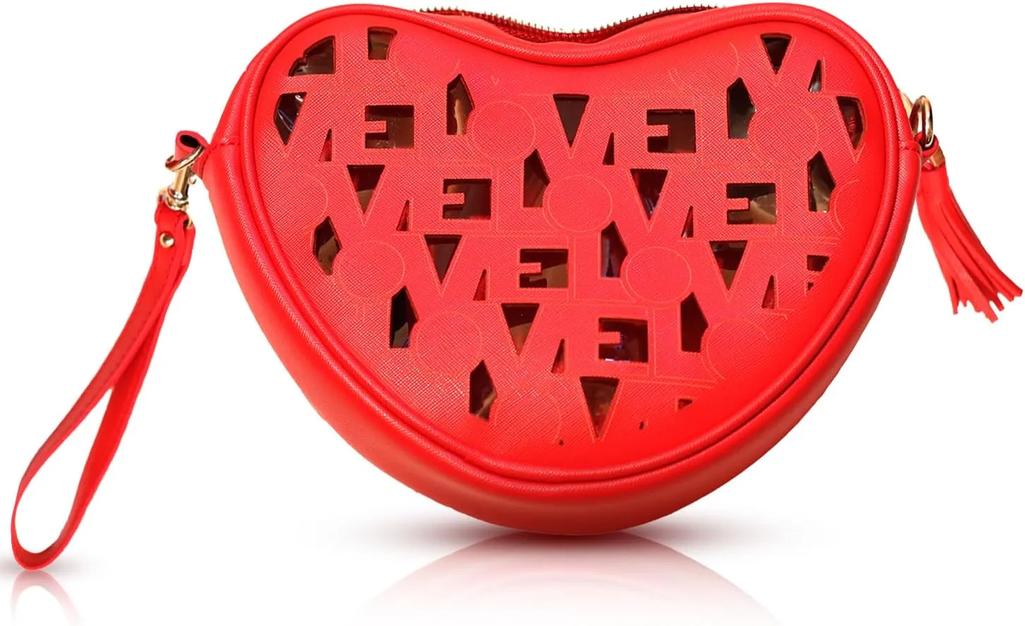 Love Crossbody Bag | Mini Crossbody Bags for Women | Heart Shaped Bag | Vegan Leather