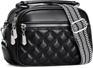 Love Deliver Crossbody Bags for Women Vegan Leather Shoulder Handbag Trendy Crossbody Purses with Adjustable Wide Strap