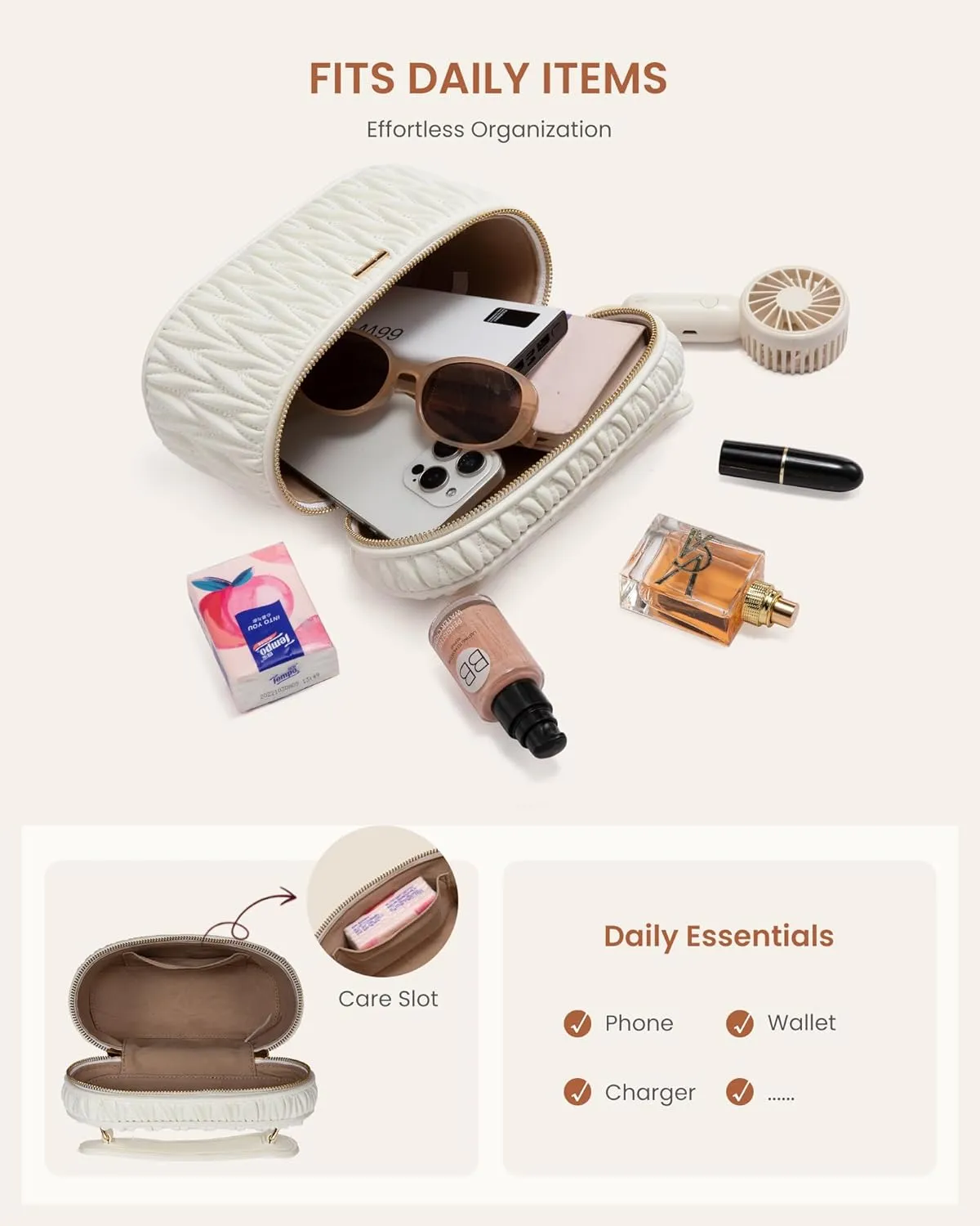 LOVEVOOK Crossbody Bags for Women, Quilted Crossbody Purses for Women, Small Shoulder Handbags for Daily, Work, Travel, Gifts
