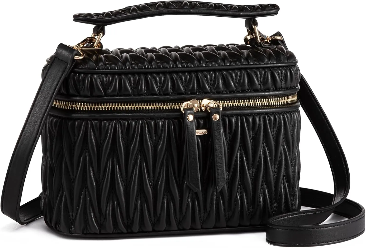 LOVEVOOK Crossbody Bags for Women, Quilted Crossbody Purses for Women, Small Shoulder Handbags for Daily, Work, Travel, Gifts