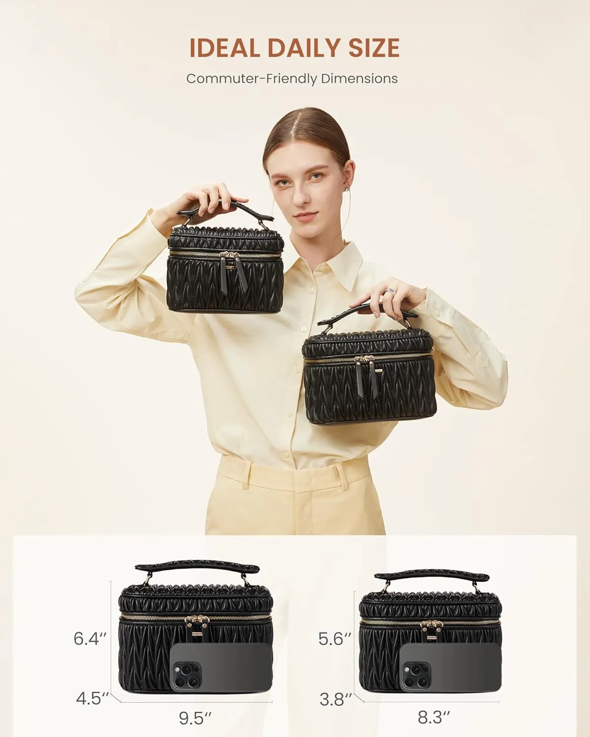 LOVEVOOK Crossbody Bags for Women, Quilted Crossbody Purses for Women, Small Shoulder Handbags for Daily, Work, Travel, Gifts
