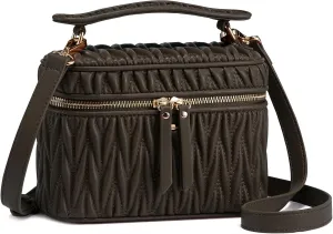 LOVEVOOK Crossbody Bags for Women, Quilted Crossbody Purses for Women, Small Shoulder Handbags for Daily, Work, Travel, Gifts