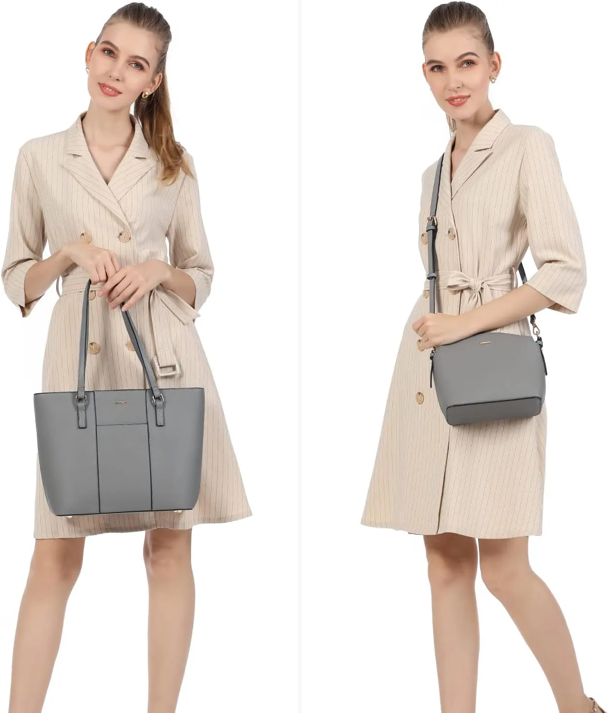 LOVEVOOK Purses for Women Fashion Handbags Tote Bag Shoulder Bags 3pcs
