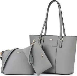 LOVEVOOK Purses for Women Fashion Handbags Tote Bag Shoulder Bags 3pcs