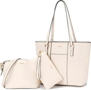 LOVEVOOK Purses for Women Fashion Handbags Tote Bag Shoulder Bags 3pcs