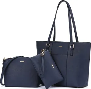 LOVEVOOK Purses for Women Fashion Handbags Tote Bag Shoulder Bags 3pcs
