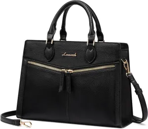 LOVEVOOK Womens Purses and Handbags, Pebbled Leather Black Purses for women Crossbody Handbags Satchel Bag