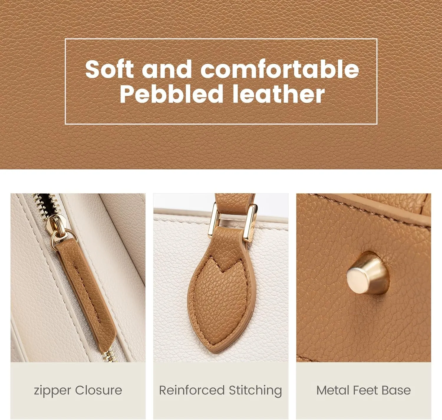 LOVEVOOK Womens Purses and Handbags, Pebbled Leather Black Purses for women Crossbody Handbags Satchel Bag