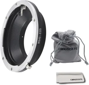 M645 Lens EOS Adapter,Mamiya 645 (M645) Mount Lens to EOS Camera Body,Compatible with EF Cameras 5D Mark IV,80D,760D,750D 6D,5D,7D,70D,60Da,60D,50D,40D,30D,100D,700D,650D 600D,550D,500D 400D
