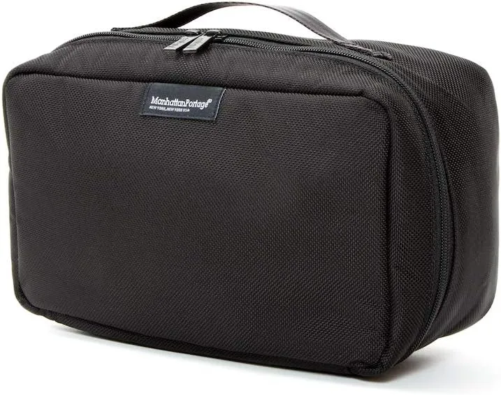 Manhattan Portage ISO CAMERA BAG (Black, photographer, soft padding, hook and loop, camera compartments, water-resistant, soft fabric lining, 1680D)