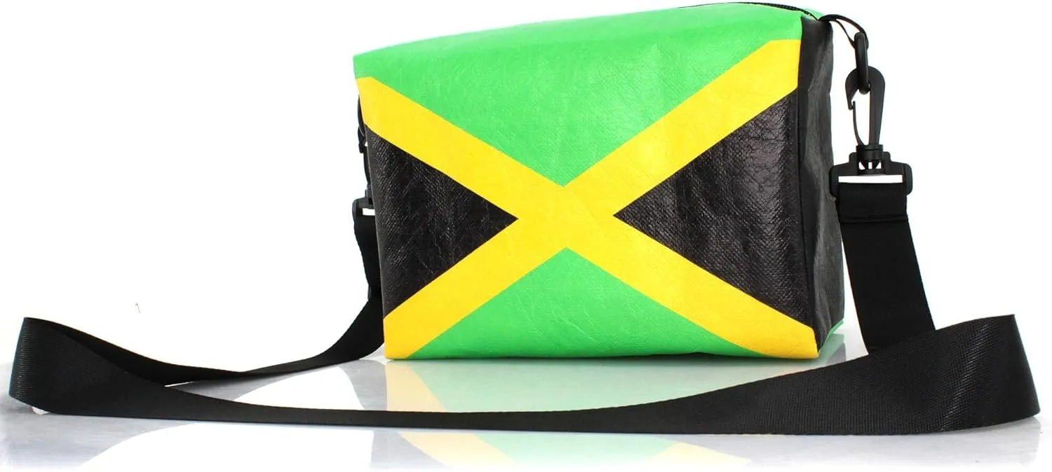 Man's And Woman's Shoulder Handbags Crossbody Bag Chest Bag Pocket Waterproof Non-Woven Jamaica Reggae
