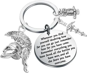 MAOFAED Greek Goddess Keychain, Roman Mythology Gift,Inspirational Quote (wheneverathena)