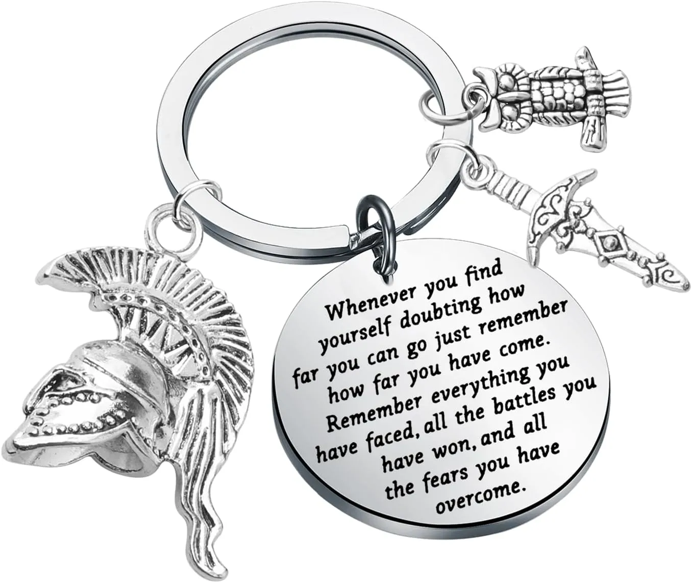 MAOFAED Greek Goddess Keychain, Roman Mythology Gift,Inspirational Quote (wheneverathena)