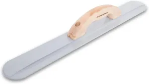 MARSHALLTOWN Round End Magnesium Hand Float, 24 Inch x 3-1/8 Inch, Large Round Wooden Handle, Eliminates Float Marks, Provides Smooth Finish, Made in the USA, Concrete Float, 155LRW