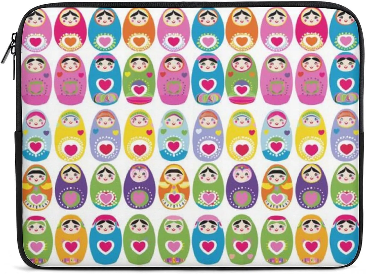 Matryoshka Russian Print Laptop Sleeve 13/15 Inch Durable Briefcase Cover Shockproof Protective Case Handbags Portable Laptop Bag