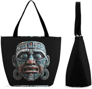 Maya Face Mask Personalized Shoulder Bag for Women Casual Handbags Shopping Bags Tote Bag for Work Travel