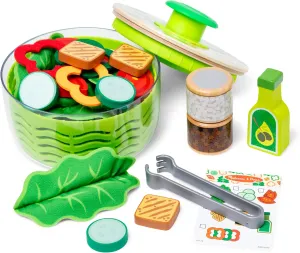 Melissa & Doug Salad Spinner Play Set, Pretend Play Food for Boys and Girls Ages 3 