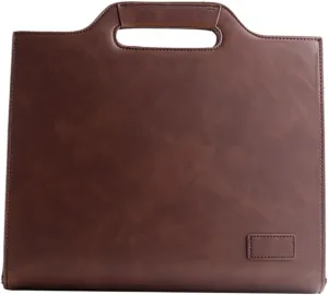 Men's Messenger Bag Chest Bag for Men Fashion Portfolio Pu Leather Messenger Tote