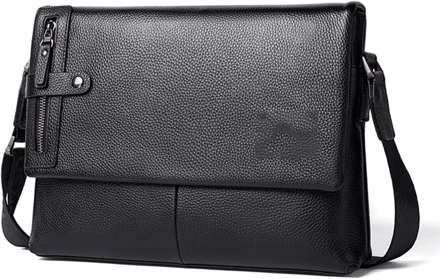Men's Shoulder Bags Genuine Leather Crossbody Bags for Men Business Handbag Male Flap Zipper Shoulder Bags Male