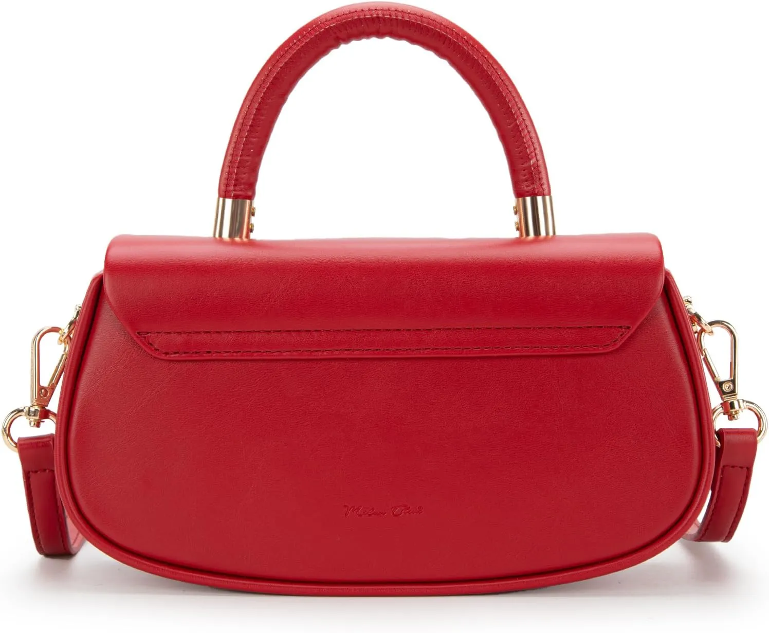 Milan Chiva Small Elegant Top Handle Purses for Women Mini Flap Cute Crossbody Purse
