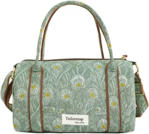 Mini Boston Bag for Women, Handmade Liberty Floral Satchel, Small Lightweight Designer Top Handle Crossbody Purse