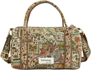 Mini Boston Bag for Women, Handmade Liberty Floral Satchel, Small Lightweight Designer Top Handle Crossbody Purse