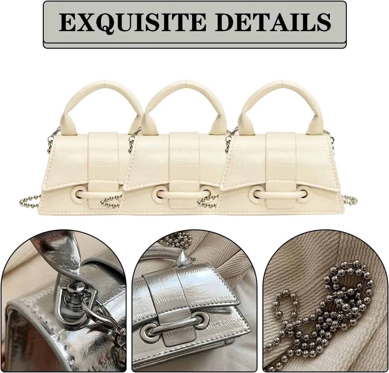 Mini Crossbody Bags Women's Y2K Purses Top Handle Crossbody Bag Clutch Shoulder Handbag for Cocktail Party Prom Wedding