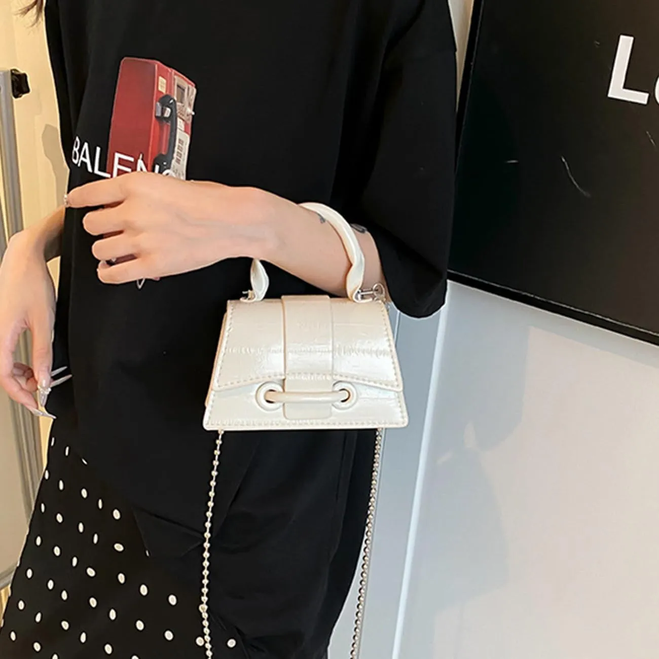 Mini Crossbody Bags Women's Y2K Purses Top Handle Crossbody Bag Clutch Shoulder Handbag for Cocktail Party Prom Wedding