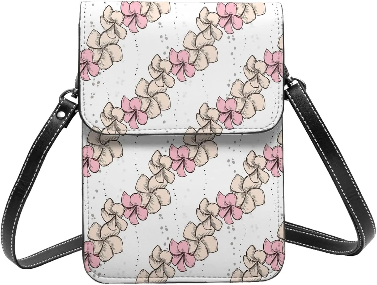 Mmm Fight Womens Crossbody Bags Deer Pattern Phone Bag Wallet Purses Adjustable Strap