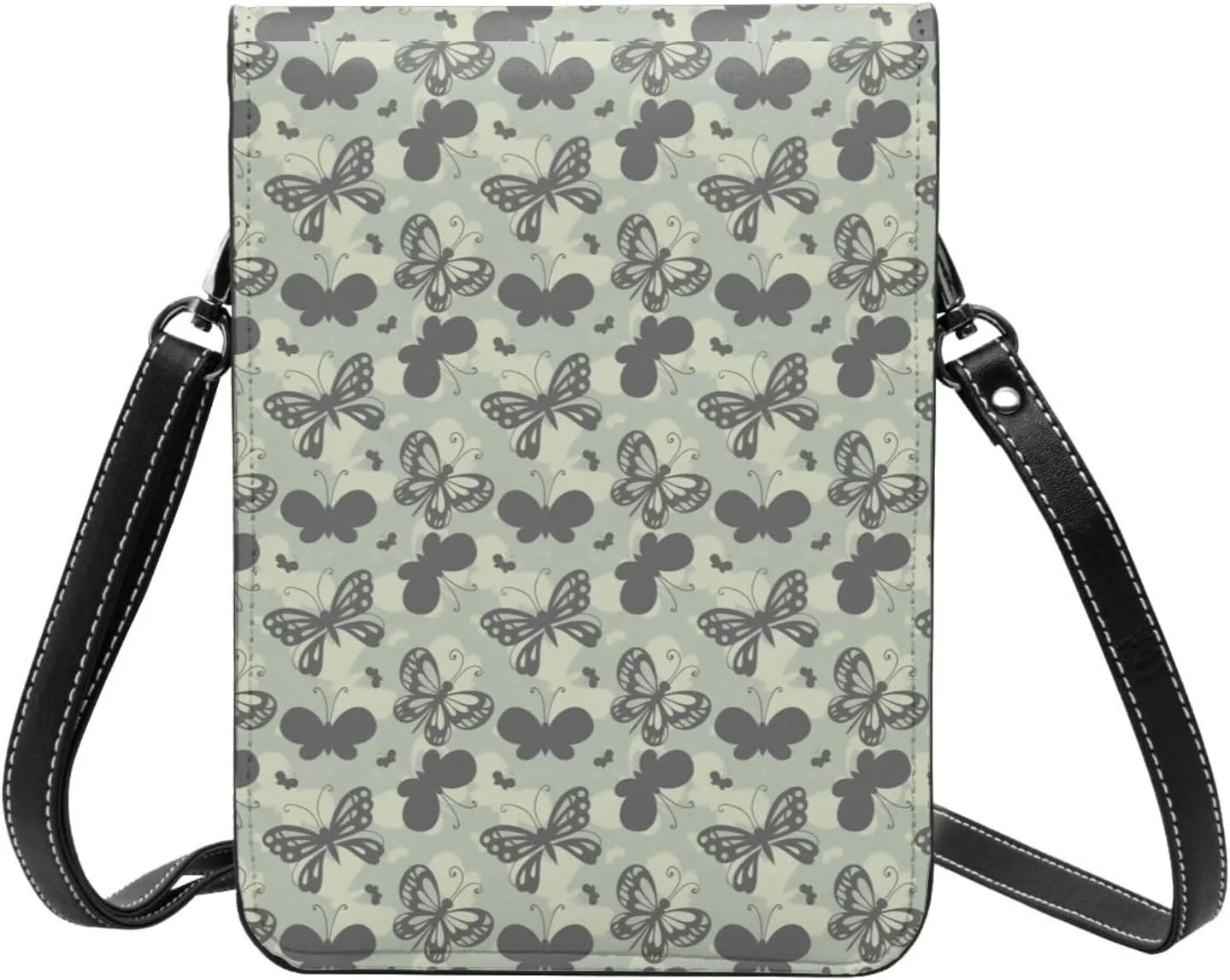 Mmm Fight Womens Crossbody Bags Deer Pattern Phone Bag Wallet Purses Adjustable Strap