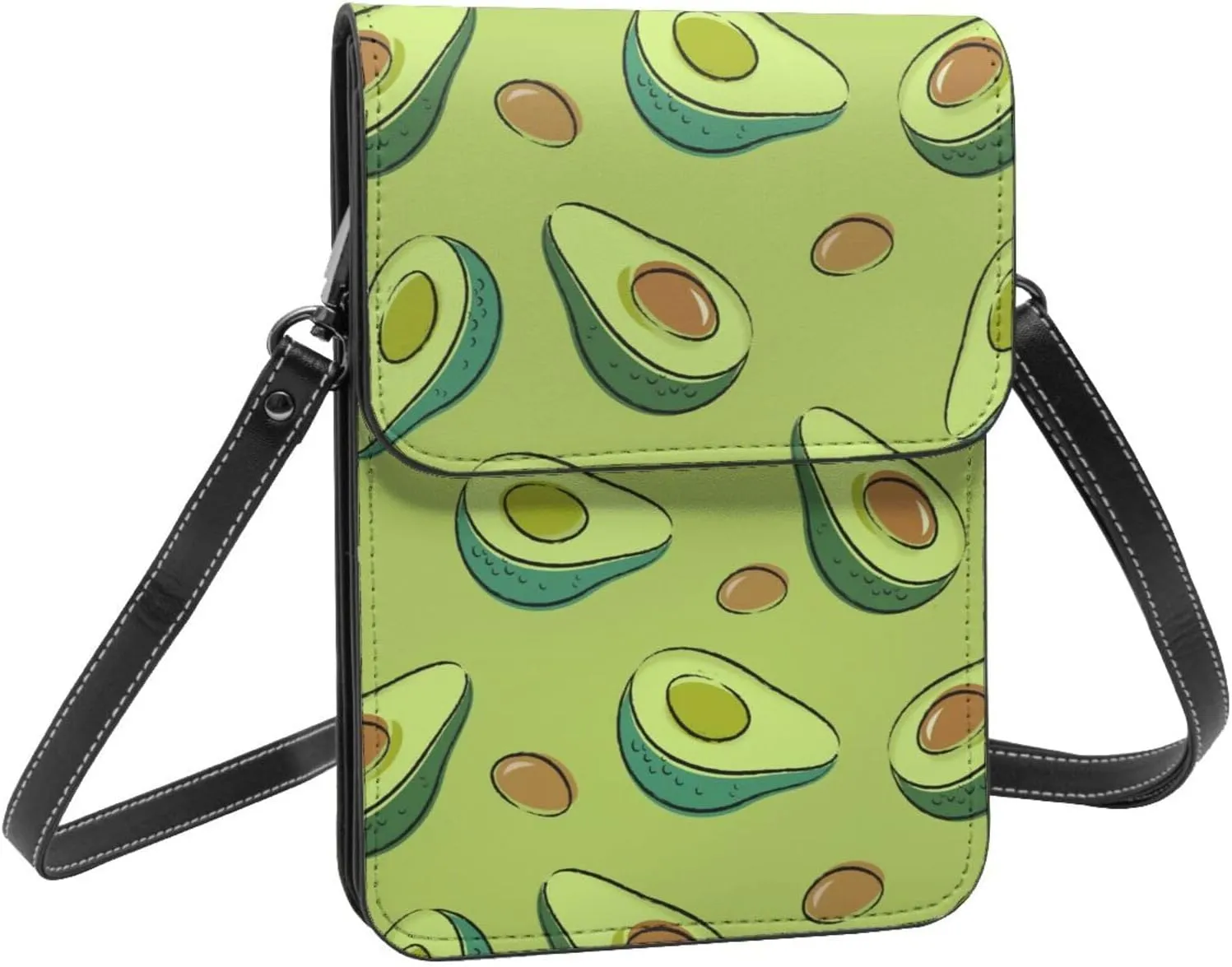 Mmm Fight Womens Crossbody Bags Flower Pattern Phone Bag Wallet Purses Adjustable Strap