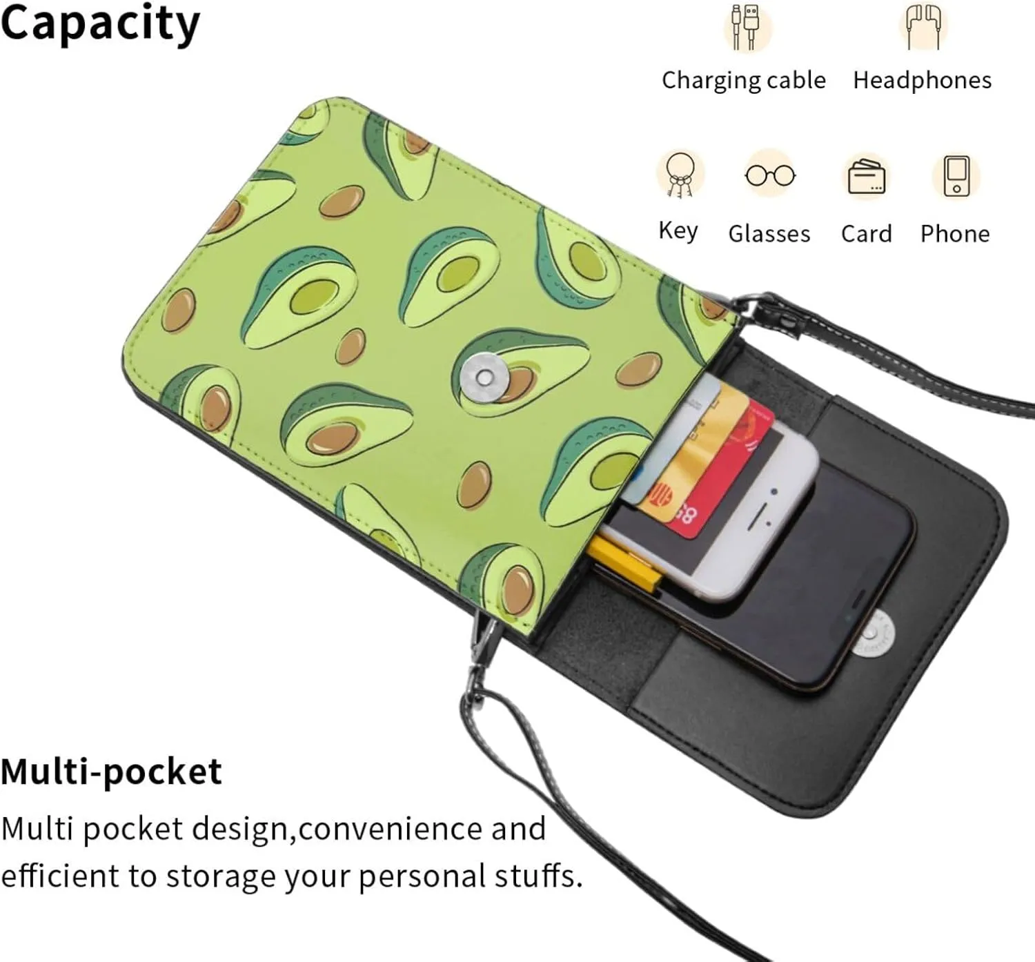 Mmm Fight Womens Crossbody Bags Flower Pattern Phone Bag Wallet Purses Adjustable Strap