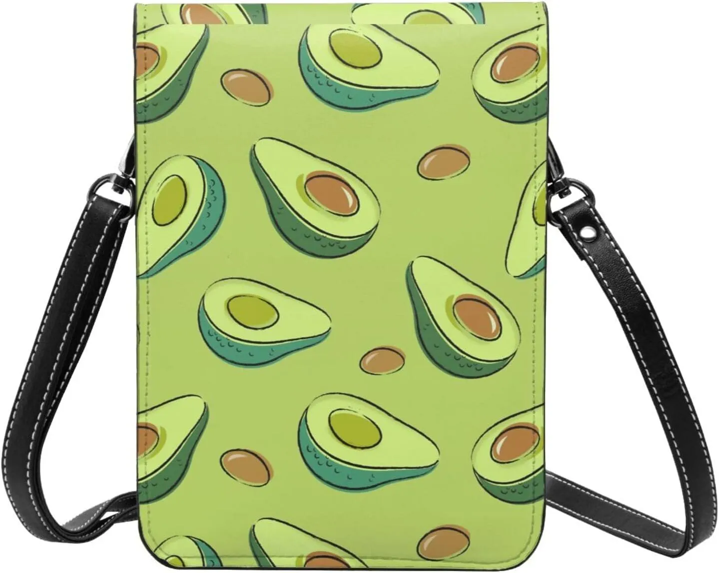 Mmm Fight Womens Crossbody Bags Flower Pattern Phone Bag Wallet Purses Adjustable Strap