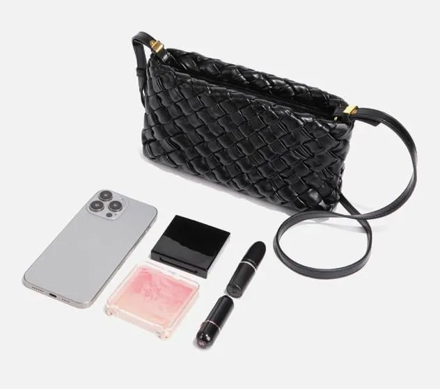 Molodo Woven Purses for Women Handmade Elegant Shoulder Bag Square Crossbody Bag 2024