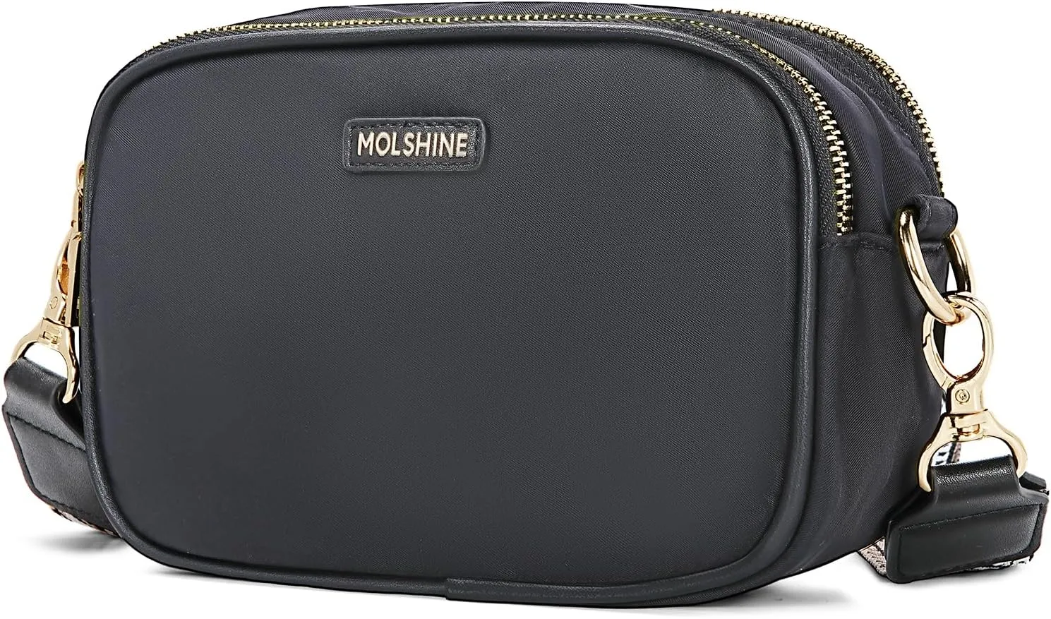 molshine Small Crossbody Bags,Nylon Shoulder Bag,Waterproof Waist Packs with Adjustable Strap for Men Women Traveling Workout