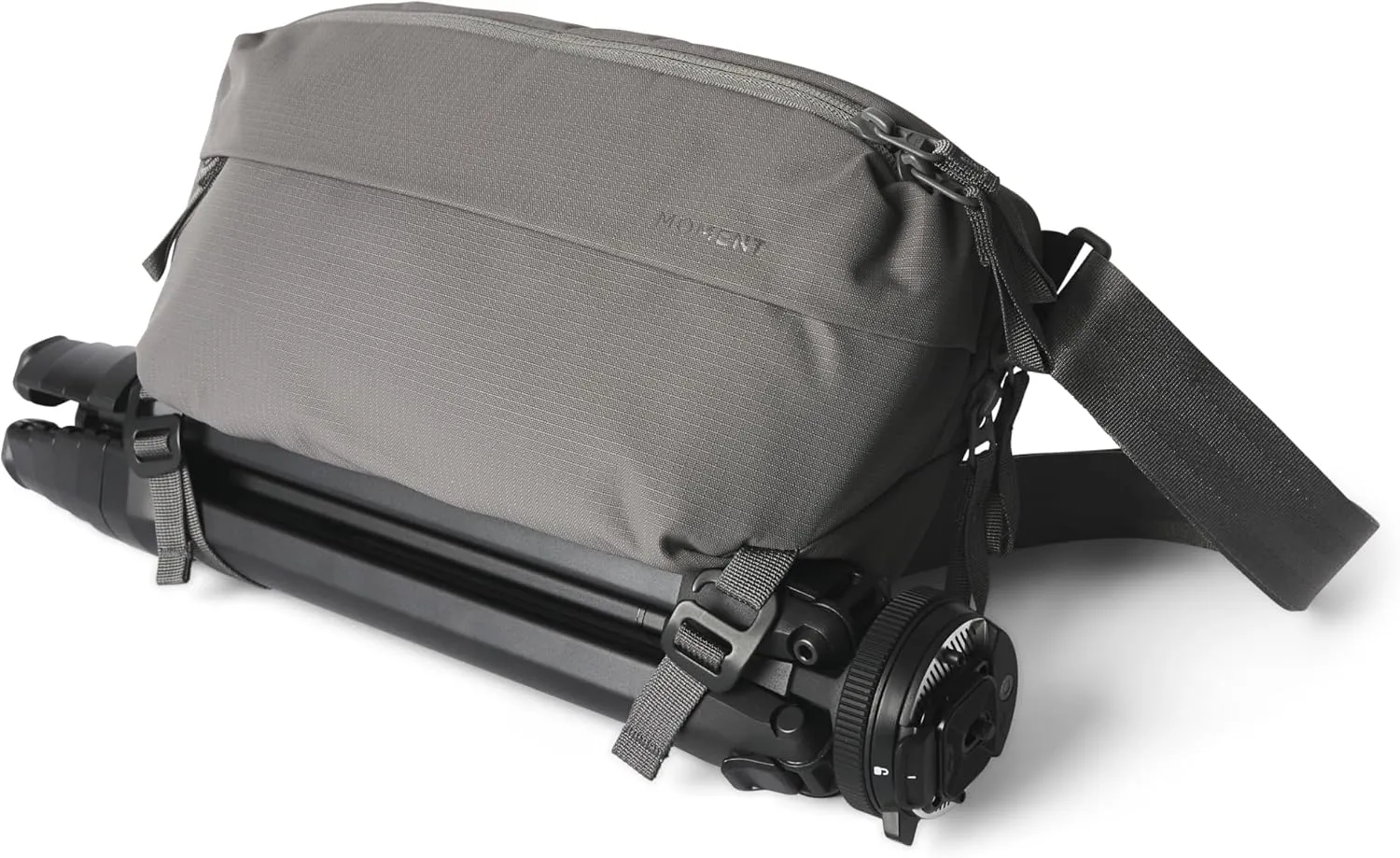 Moment Everything Sling – Water-Resistant Everyday Crossbody Bag | 2L & 4L Sizes (Gen 2, Gray, 4L)