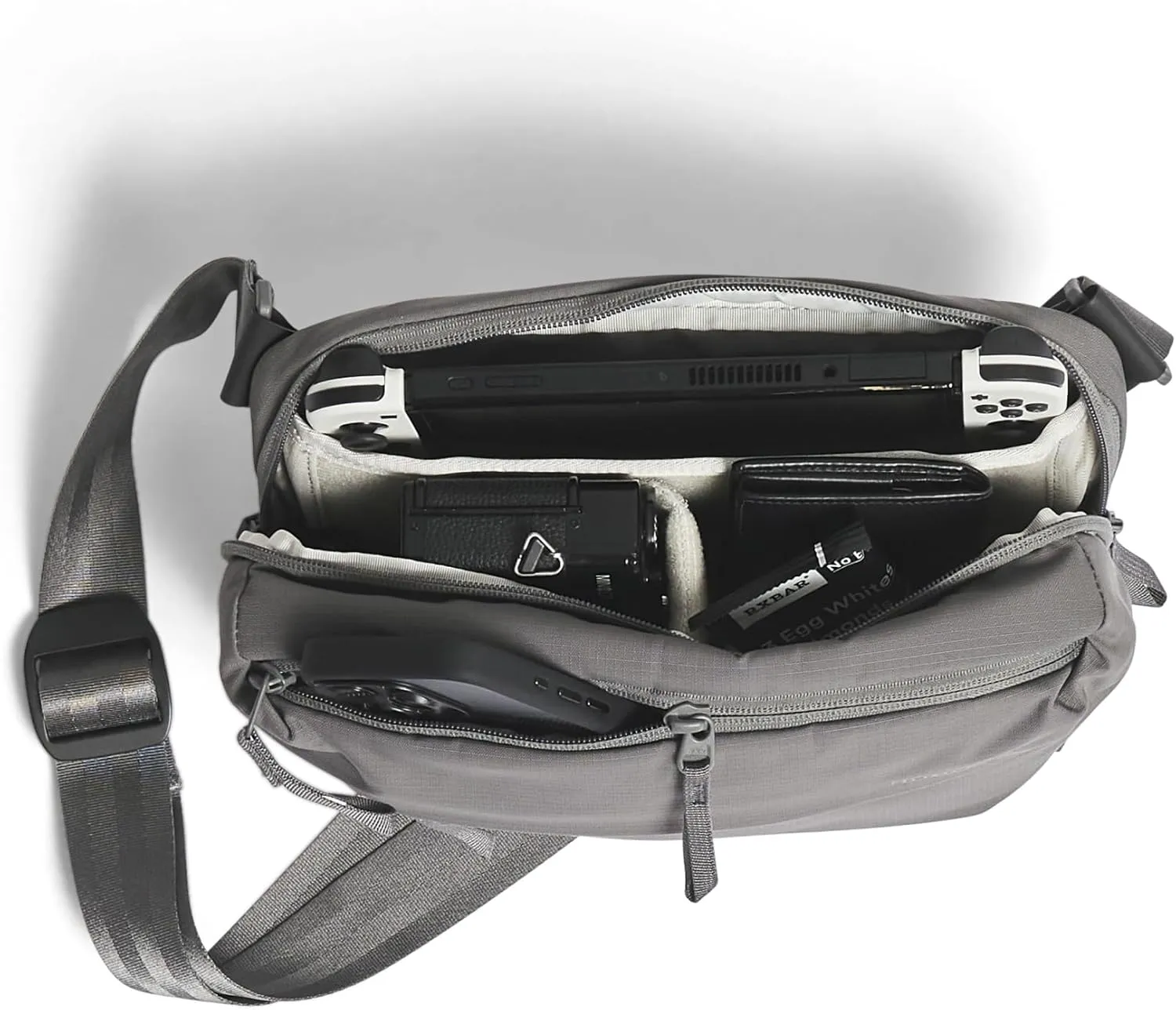 Moment Everything Sling – Water-Resistant Everyday Crossbody Bag | 2L & 4L Sizes (Gen 2, Gray, 4L)