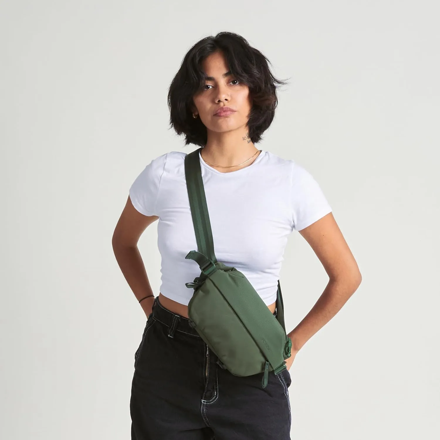 Moment Everything Sling – Water-Resistant Everyday Crossbody Bag | 2L & 4L Sizes (Gen 2, Navy, 2L)