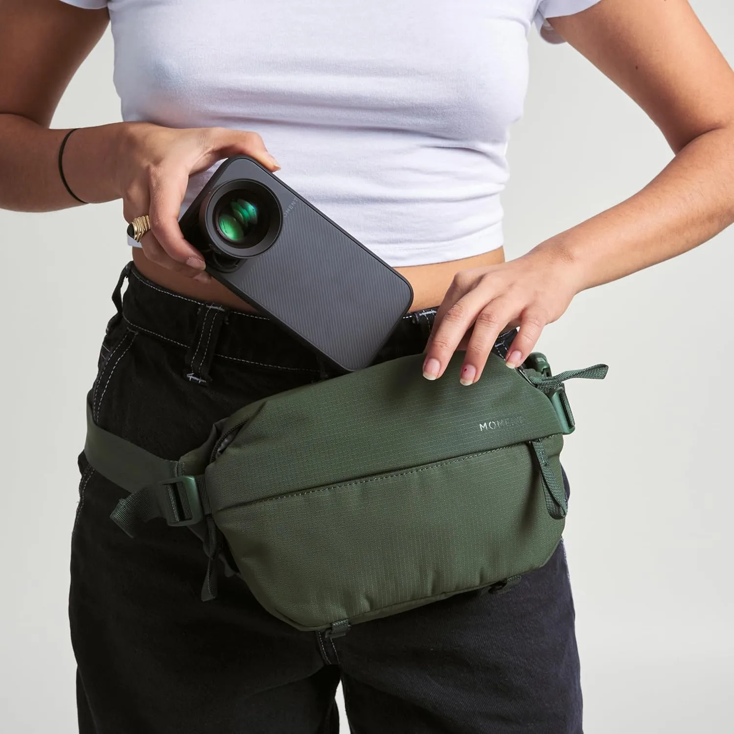Moment Everything Sling – Water-Resistant Everyday Crossbody Bag | 2L & 4L Sizes (Gen 2, Navy, 2L)