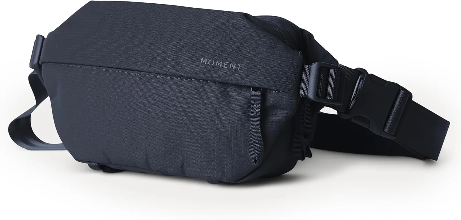 Moment Everything Sling – Water-Resistant Everyday Crossbody Bag | 2L & 4L Sizes (Gen 2, Navy, 2L)