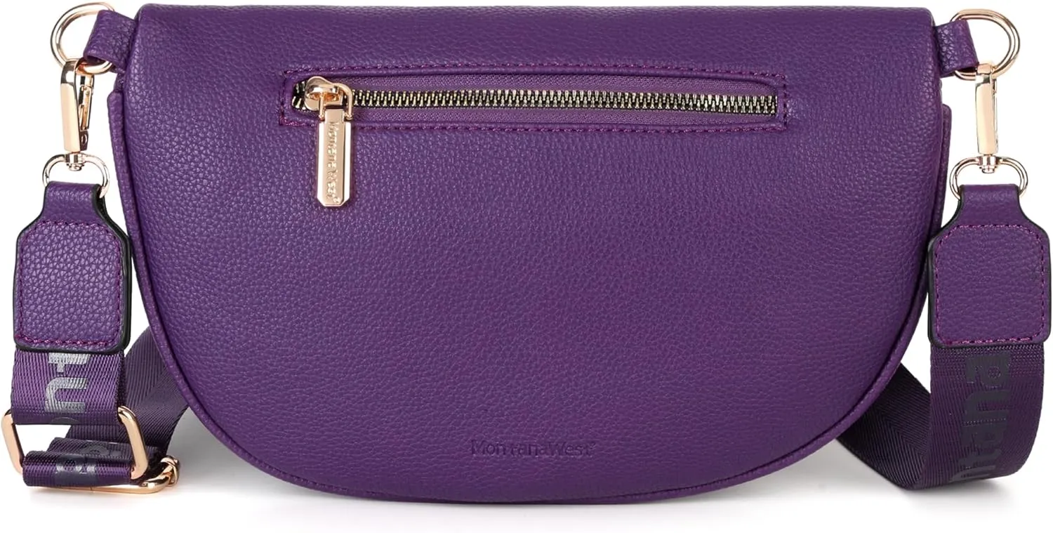 Montana West Crossbody Bags for Women Bum Bag Sling Purse with Adjustable Strap
